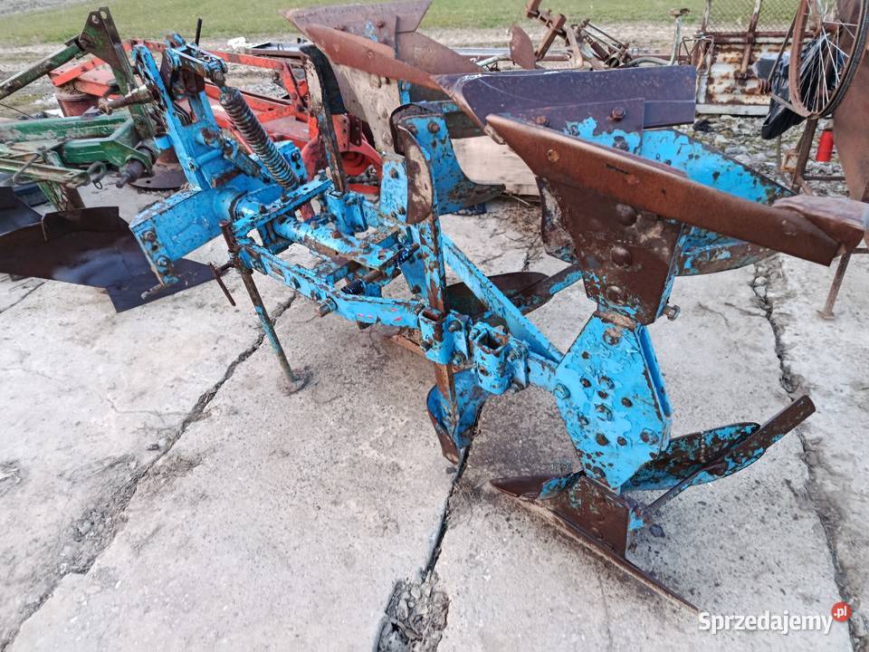 Pług 2 obrotowy mechaniczny obrót transport Maszyny uprawowe Limanowa