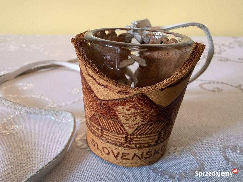 Kieliszek Imprezowy Slovensko Skórzany Pasek sprzedam
