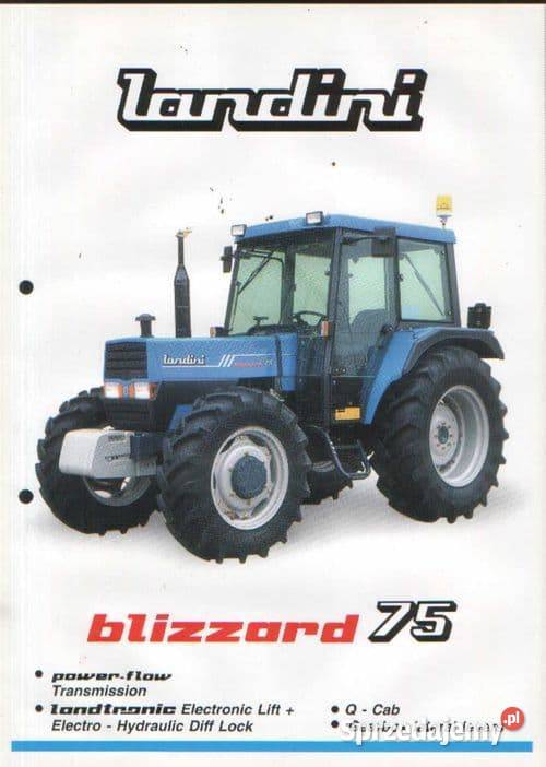 Landini Blizzard 65 Blizzard 75 katalog Szamotuły