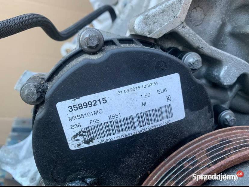 Silnik blik słupek B38A15 mini cooper f55 f56 osobowe Szczecin
