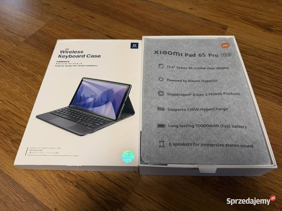 Xiaomi Pad 6S Pro 124 8256 GB NOWY Etui z