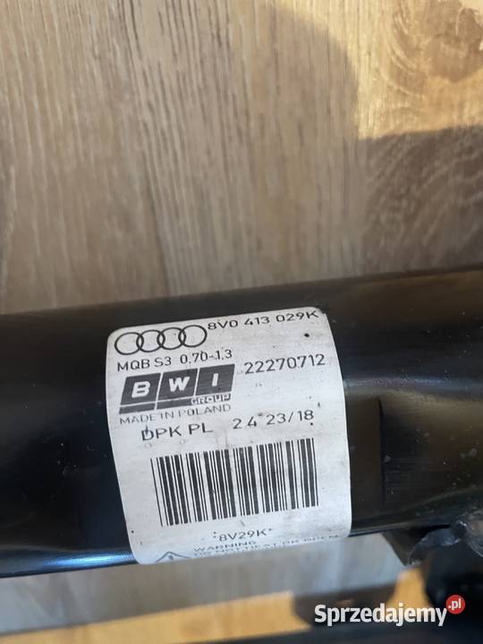 Amortyzatory Zawieszenie Magnetic Ride Audi A3 Zagwiździe