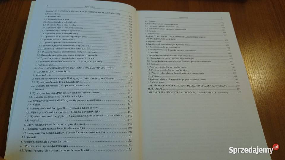 Stres w izolacji morskiej psychospołeczne Książki naukowe i popularnonaukowe Gdańsk