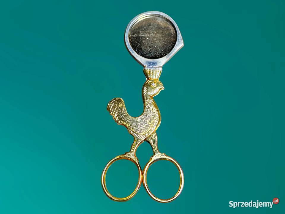 Nożyczki do jajek vintage Art Deco zabytkowe Kalisz