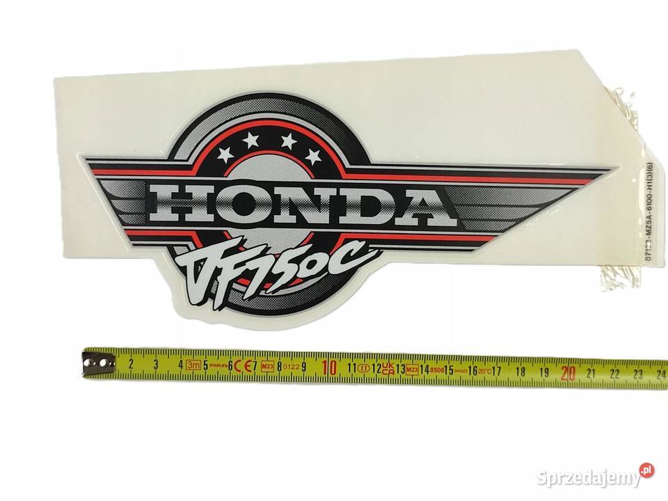 NAKLEJKA NA BAK L STR HONDA SHADOW 750 1995 lubelskie sprzedam