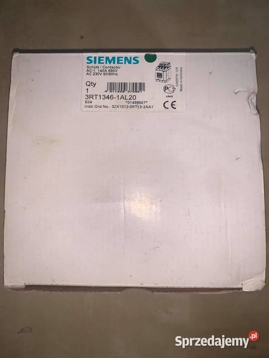 STYCZNIK Siemens 3RT13 3RT13461AL20