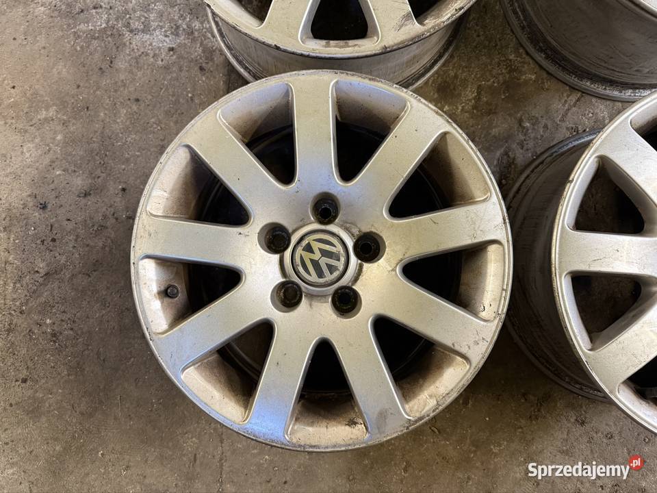 Oryginalne felgi aluminiowe Volkswagen 5x112 15 aluminiowe Płaza