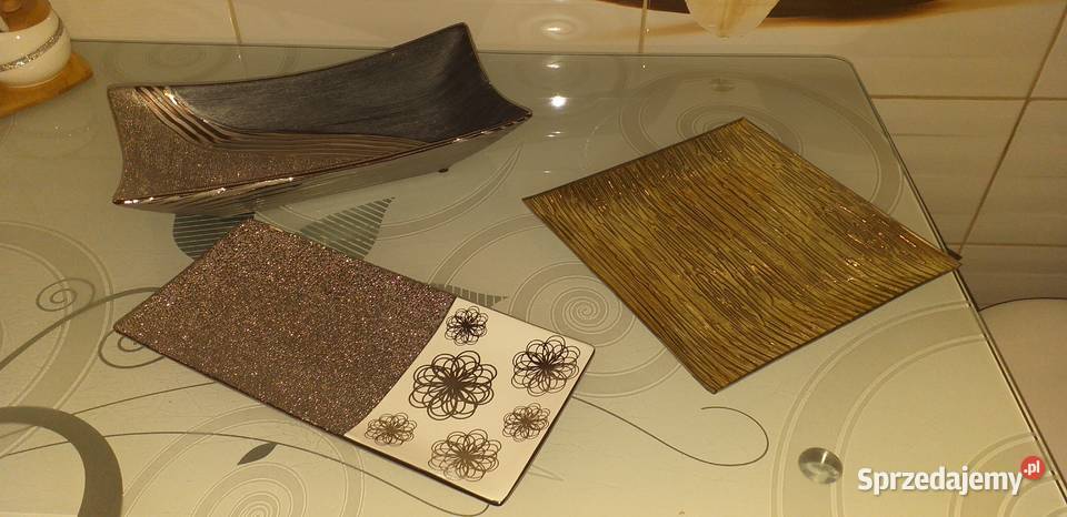 Patera glamur ozdobna Wyposażenie wnętrz Maków Mazowiecki