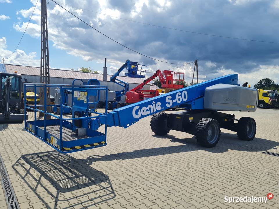 Genie S60 HC podnośnik teleskopowy spalinowy wys Dźwigi, podnośniki Dąbrowa Tarnowska sprzedam