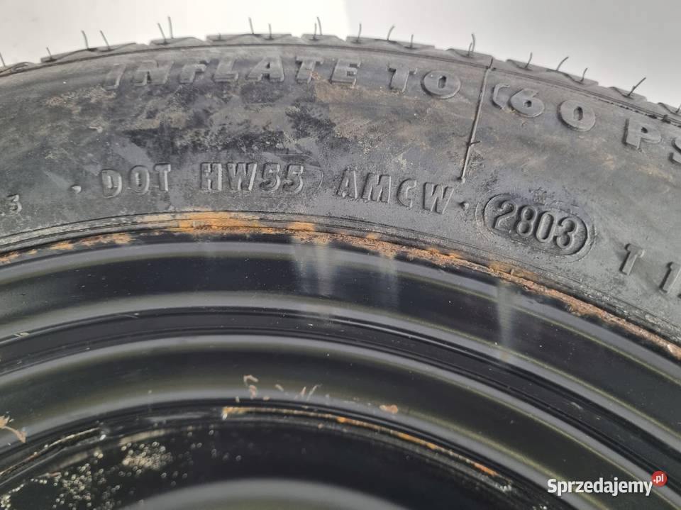 KOŁO DOJAZDOWE ZAPASOWE 12580 R15 98ABNA 2150836 Chełm