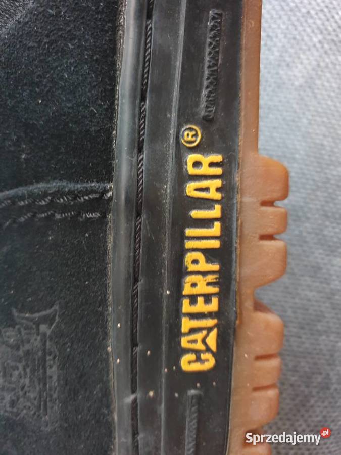 Buty skórzane Caterpilar 45 czarne stan inna