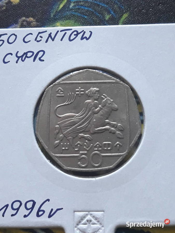 50 Centów Cypr 1996 r Konin