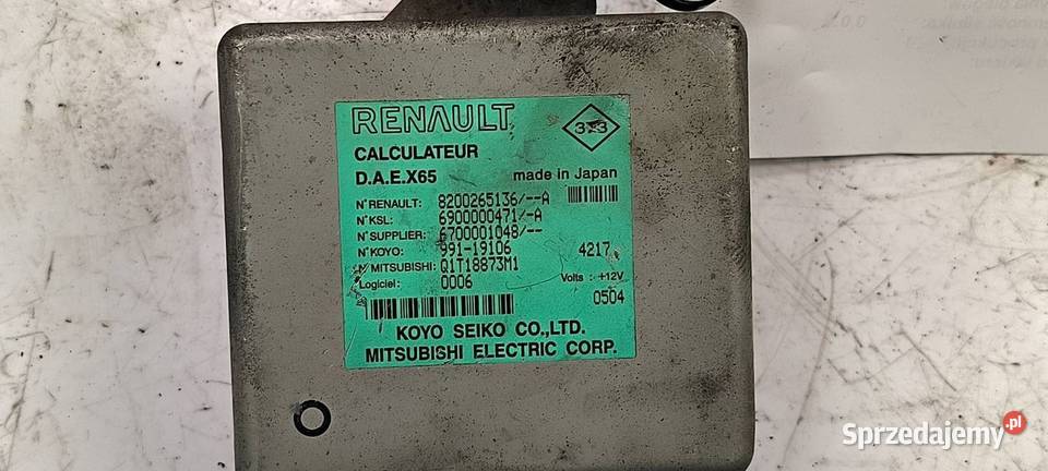 MODUŁ RENAULT CLIO 8200265136 Lipno