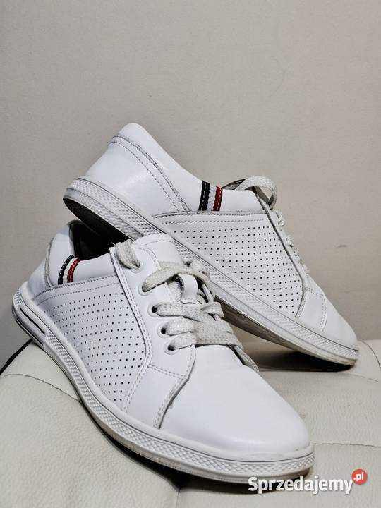Goodin 38 skórzane buty półbuty białe sneakersy sprzedam