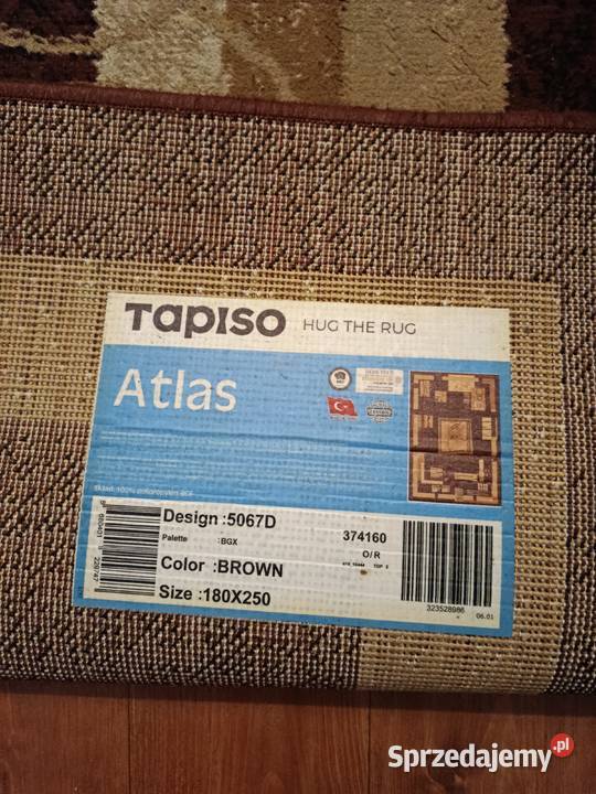 Dywan 180x250 Alas Turcja brązowy Dywany Szczecin