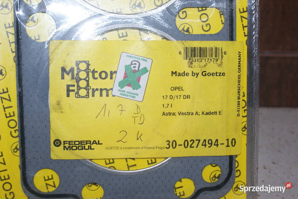 3002749410 GOETZE Uszczelka głowica cylindrów Części samochodowe mazowieckie