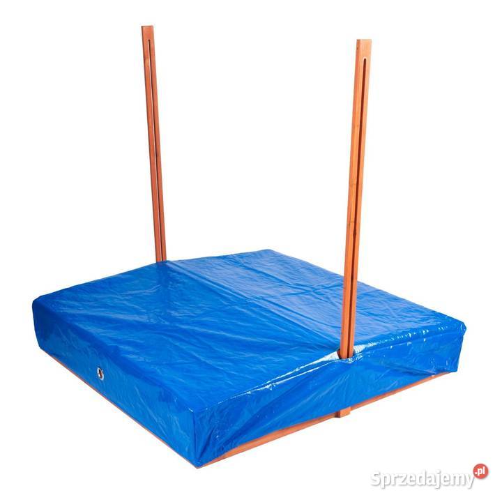 Drewniana piaskownica ogrodowa z daszkiem Ogród