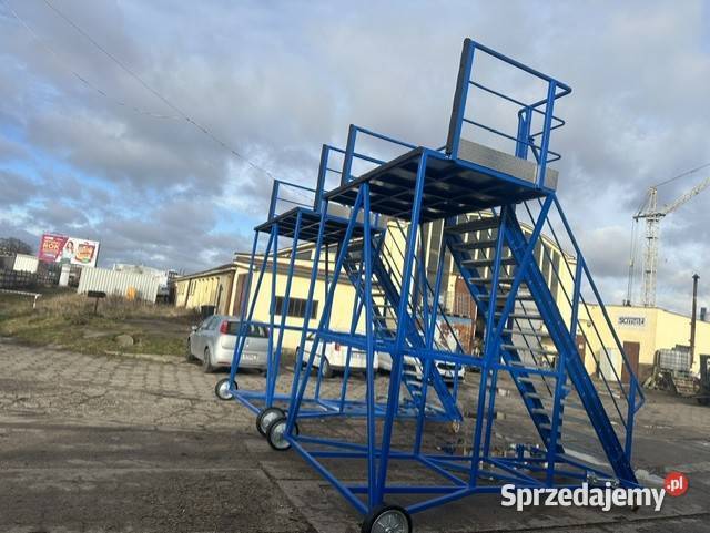 Schody mobilne stalowe ocynkowane producent Gdynia sprzedam