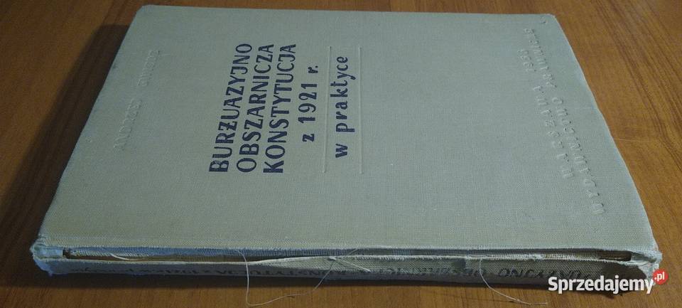 Burżuazyjno obszarnicza konstytucja z 1921 roku Gdańsk