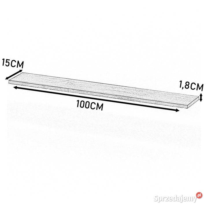 Półka Wisząca Ścienna Na Książki Dzieci Czarna Elbląg