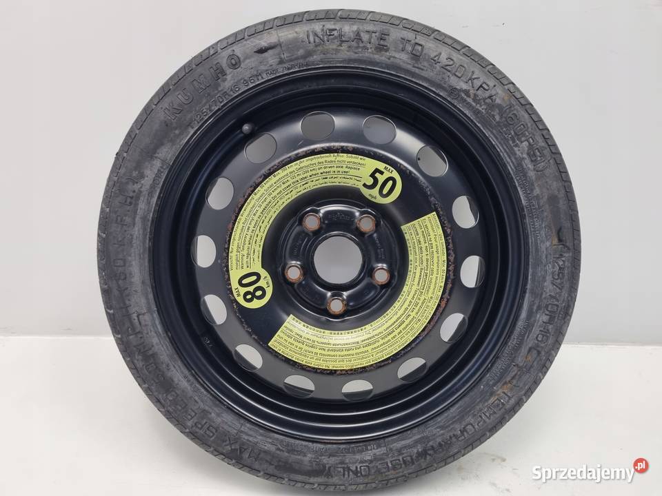 KOŁO DOJAZDOWE Audi Seat Vw Golf VI 12570 R16