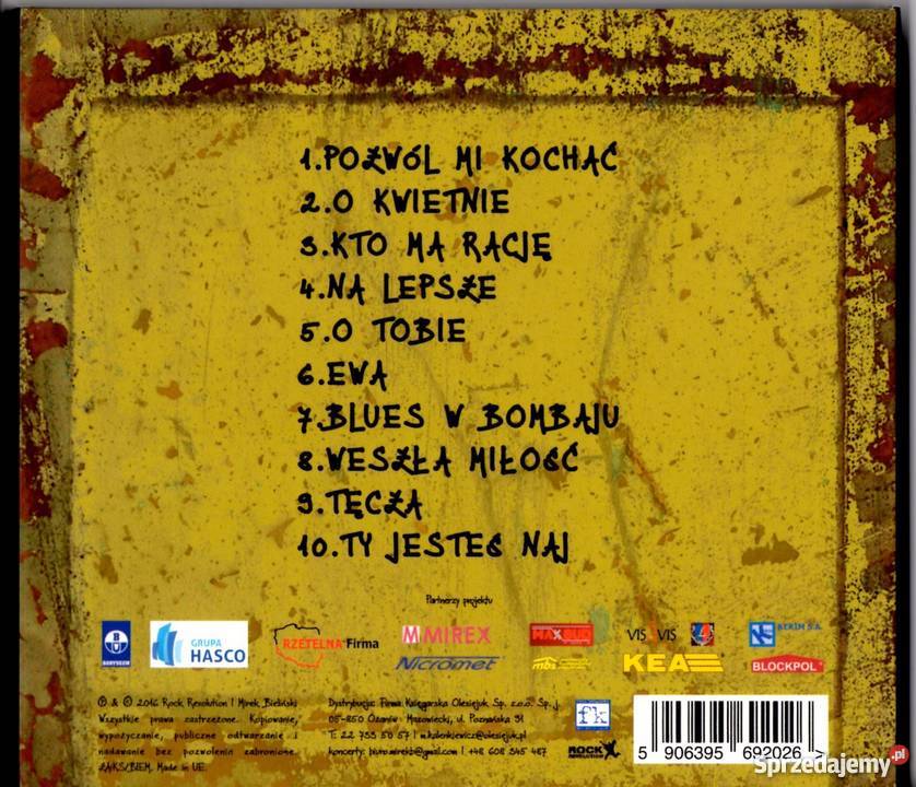 Mirek Bieliński Na lepsze dni CD Wrocław sprzedam