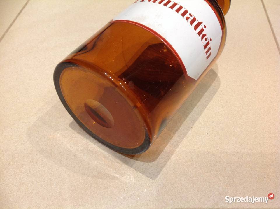 Butelka Szklana Apteczna Stara Sygnowana Nowa Sól