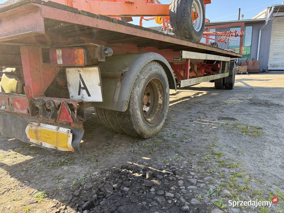 Huffermann przyczepa rolnicza zawieszenie resor