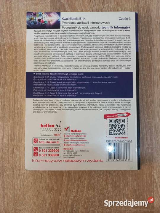 Książka tworzenie aplikacji internetowych część Chynowo
