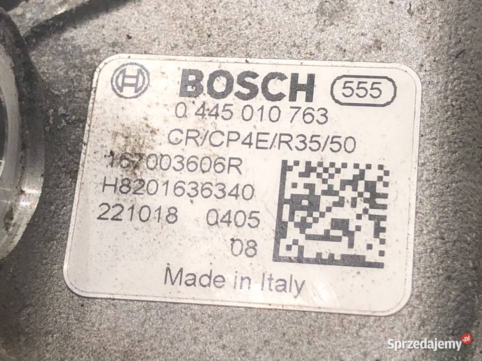 POMPA WTRYSKOWA RENAULT EXPRESS 0445010763 15 95 podkarpackie