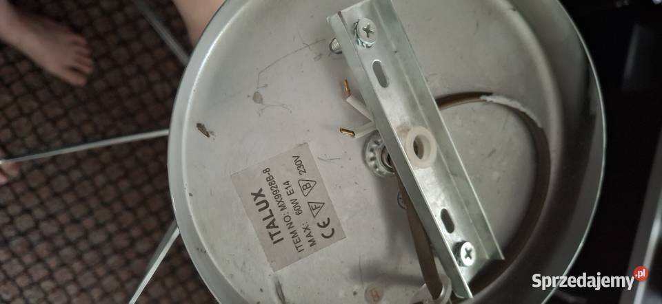 Żyrandol Italux 8x E14 stal chromowana Łódź
