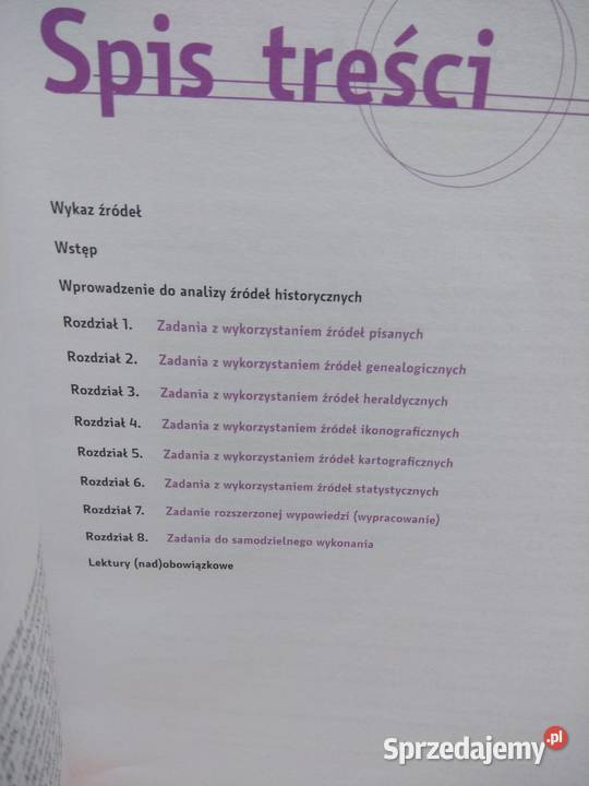 Trener maturalny historia analiza tekstów Warszawa