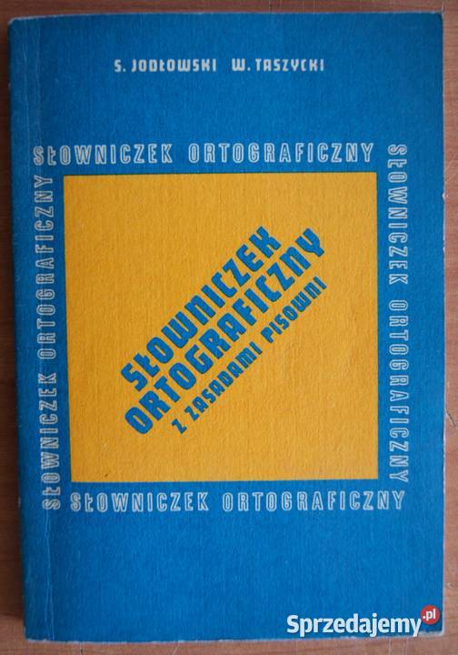 Stanisław Jodłowski Witold Taszycki Słowniczek Parczew sprzedam