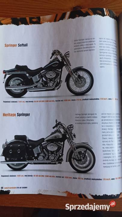 harley davidson sto lat legendy czasopismo miękka