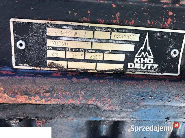 Deutz F4L912W Silnik Części wielkopolskie Jastrzębniki