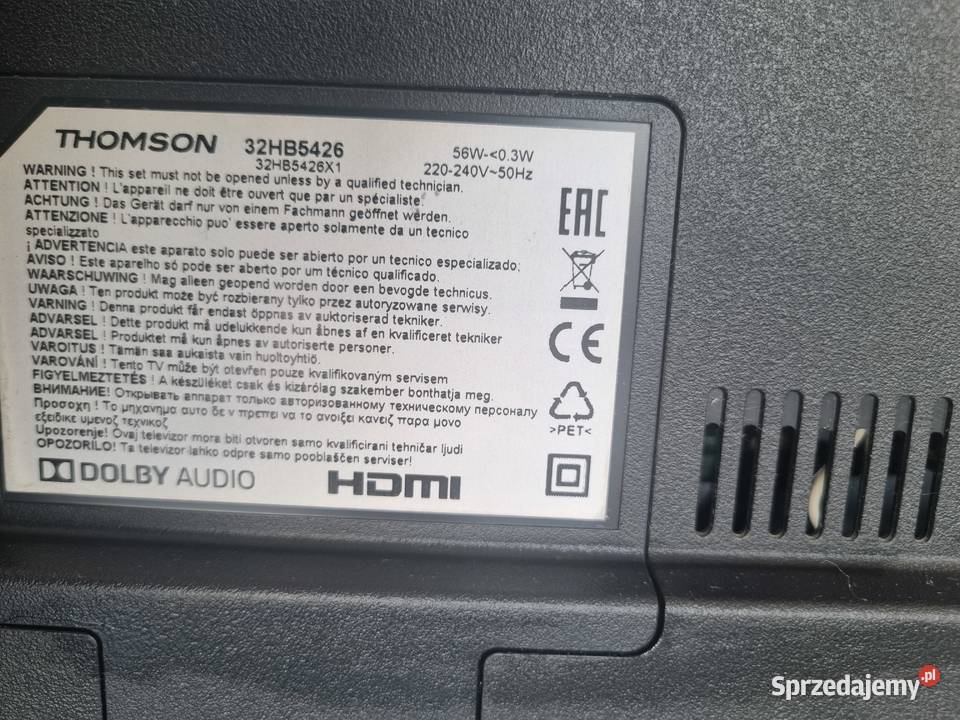 Telewizor 32 Thomson 32HB5426 Smart TV Netflix Gniezno