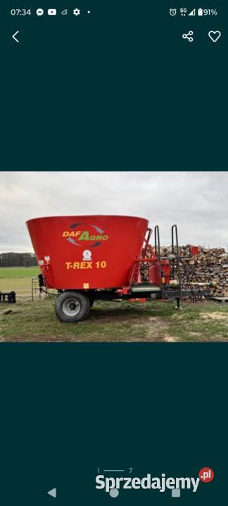 Wóz paszowy Daf agro Trex 10 Kapice Stare