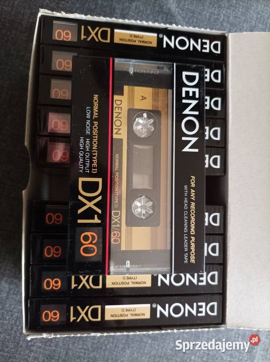 Kaseta DENON DX 1 Gold 60 10 sztuk kaseta Warszawa