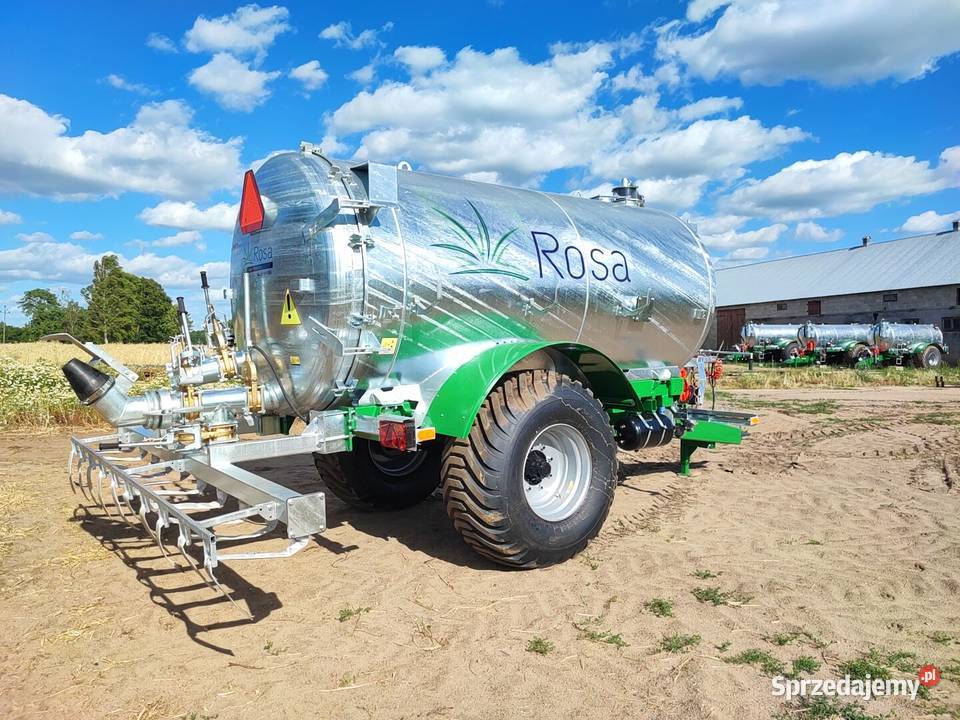 Wóz asenizacyjny ROSA 7R1 7000 litrów beczkowóz Goliaty