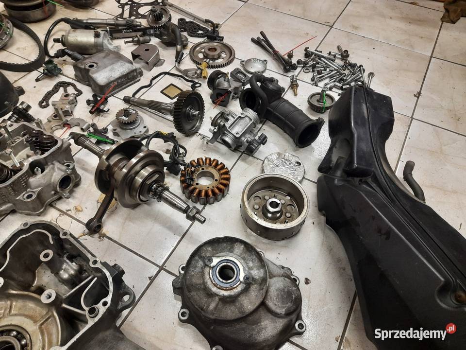 Suzuki Burgman 125 K7 silnik części cylinder wał Jelenia Góra