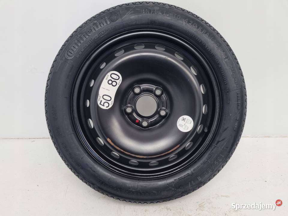 KOŁO DOJAZDOWE Renault Scenic III 13580 R17 Opony i felgi Chełm