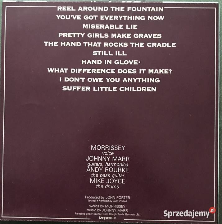 Debiutancka płyta zespołu The Smiths Dęblin