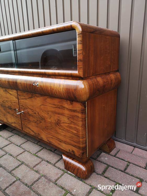 Komoda Pomocnik ARTDECO Orzech Stara Antyk Swarzędz