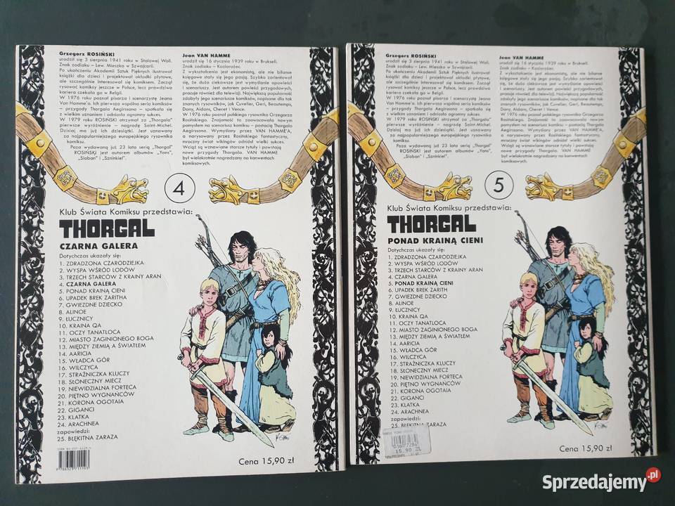 Thorgal 7 komiksów pierwsze wydanie Orbita Gdynia sprzedam