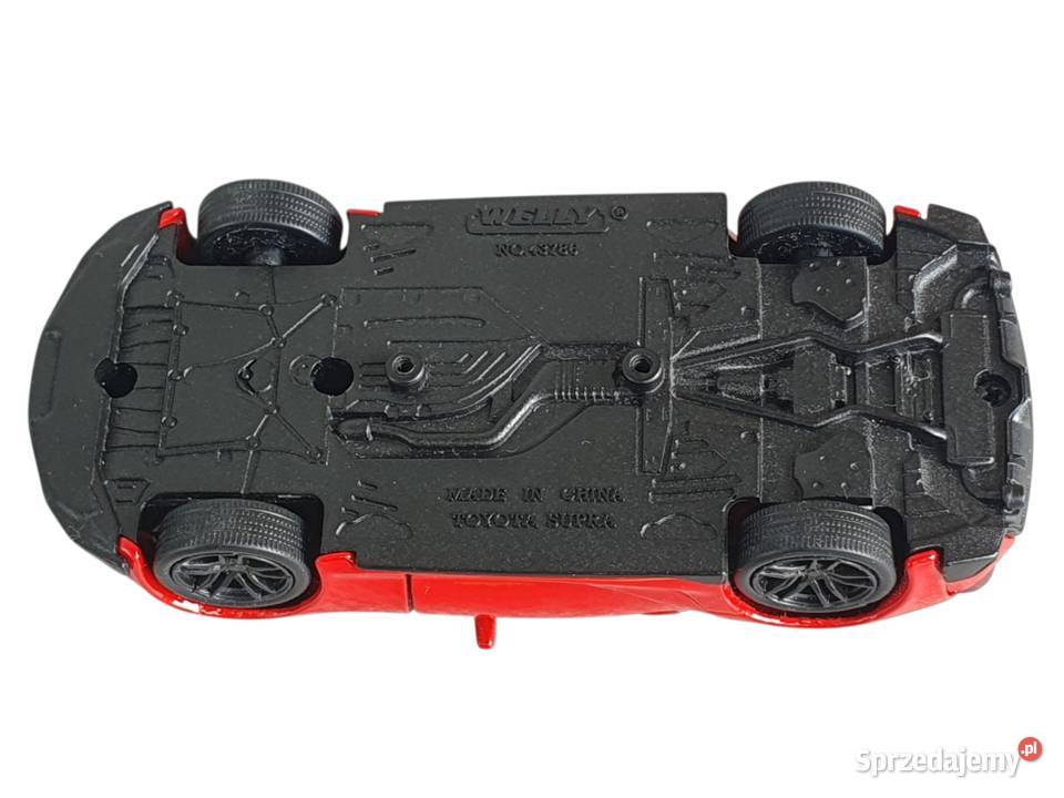 Model samochodu Toyota Supra Welly 134 czerwony Pozostałe Cieszyn