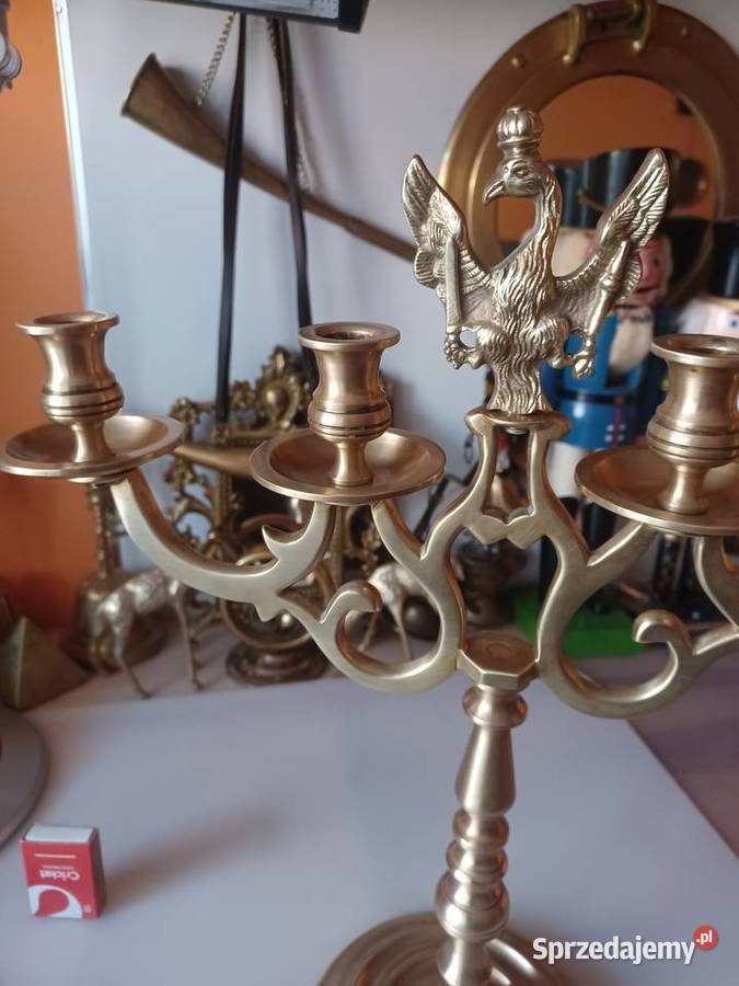 Piękny świecznik Księstwo Warszawskie Poznań