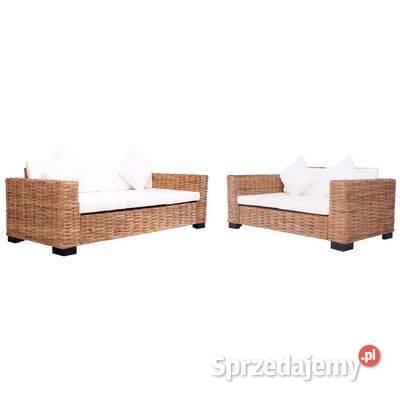 vidaXL Zestaw 2 sof ogrodowych z poduszkami Warszawa sprzedam