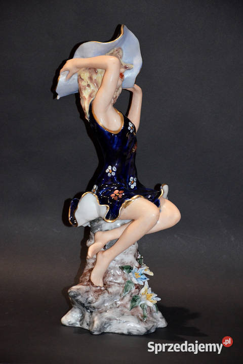 Porcelana Roceram figurka Aura kobalt 37 do Środa Wielkopolska