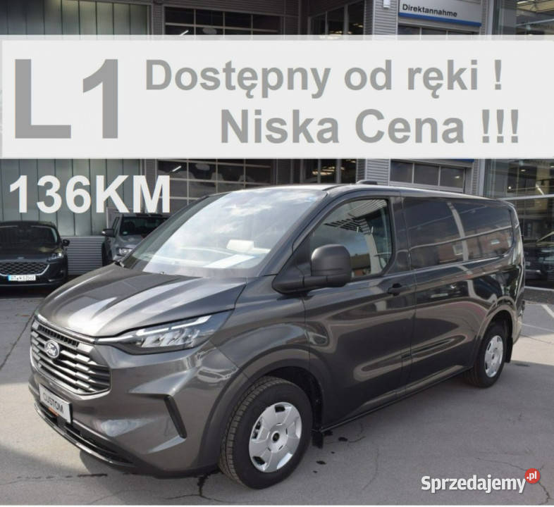 Ford Transit Custom L1 136 Kamera Czujniki Super Szczecinek
