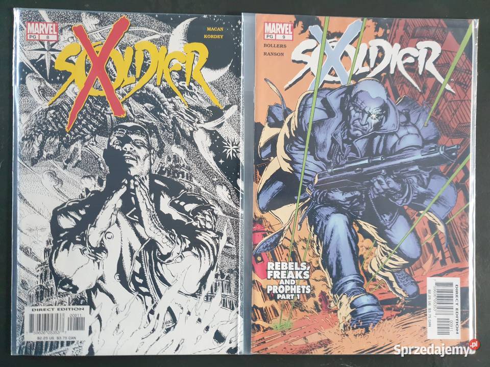 Soldier X 7 oryginalnych komiksów Marvel USA Komiksy Gdynia sprzedam